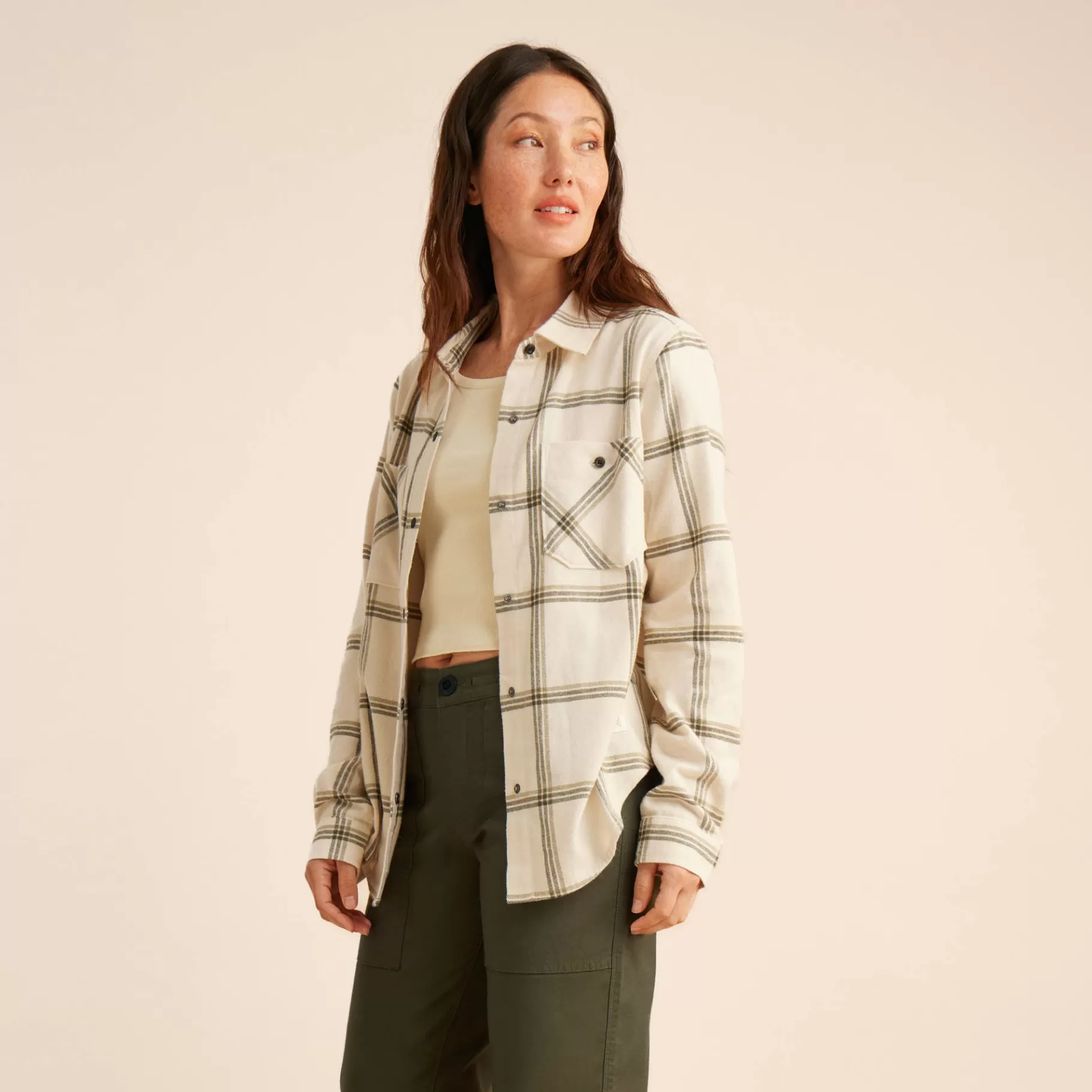 Women Roark Everyday Essentials-Alpine Long Sleeve Flannel