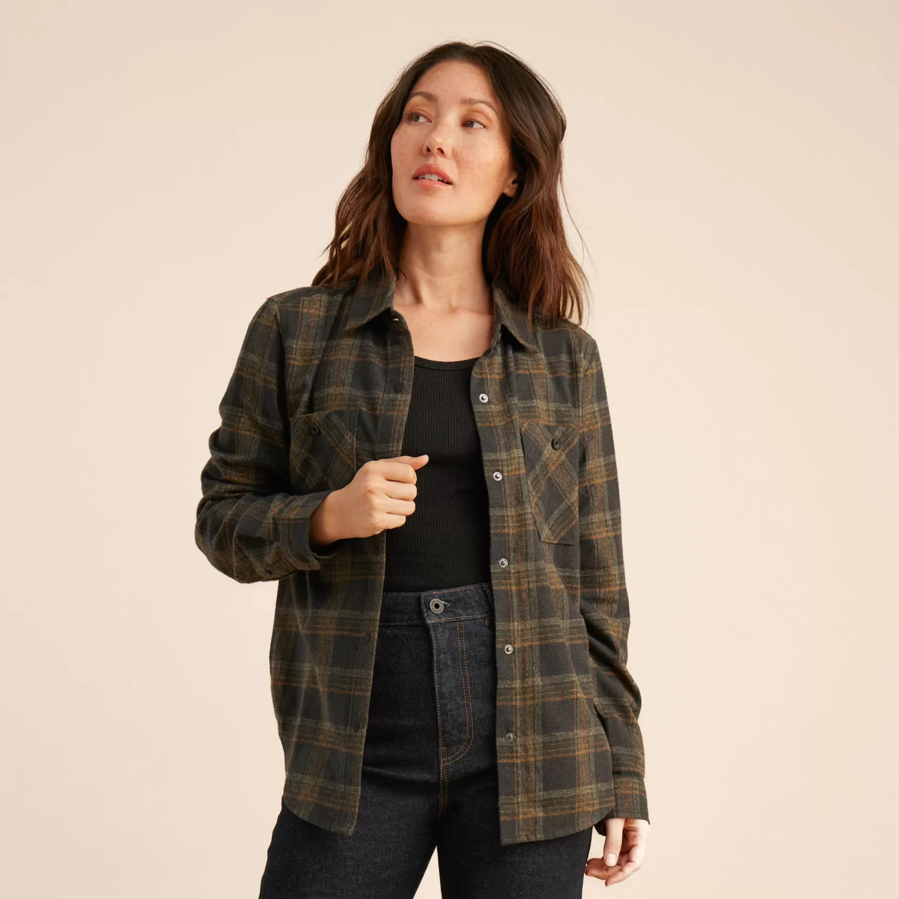 Women Roark Everyday Essentials | Sale-Alpine Long Sleeve Flannel