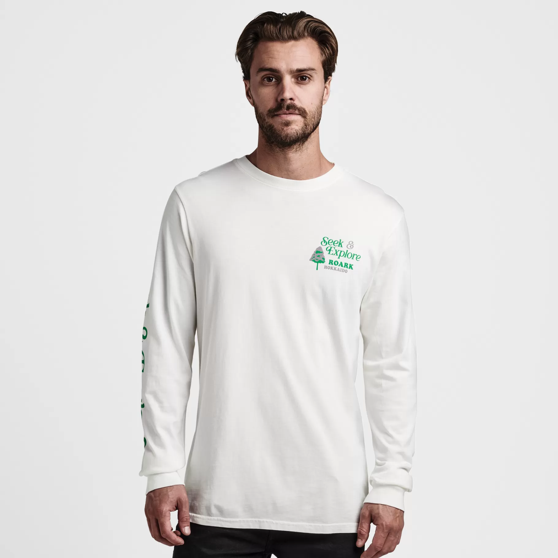 Roark Best Sellers | Tees-Seek And Explore Hokkaido Long Sleeve Premium Tee